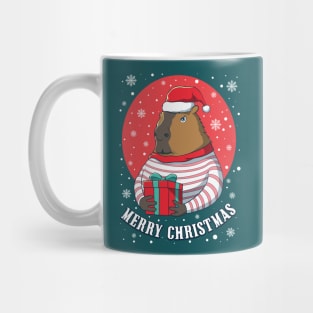 Capybara Christmas. Mug